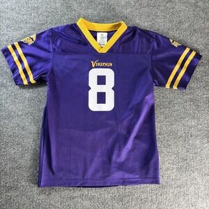 Minnesota Vikings Football Jersey Boys XL Purple NFL Cousins 8 NFL Team Apparel